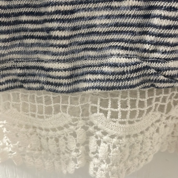 Cute Striped Crotchet Knit Tank from SUZY SHIER - Picture 2 of 3
